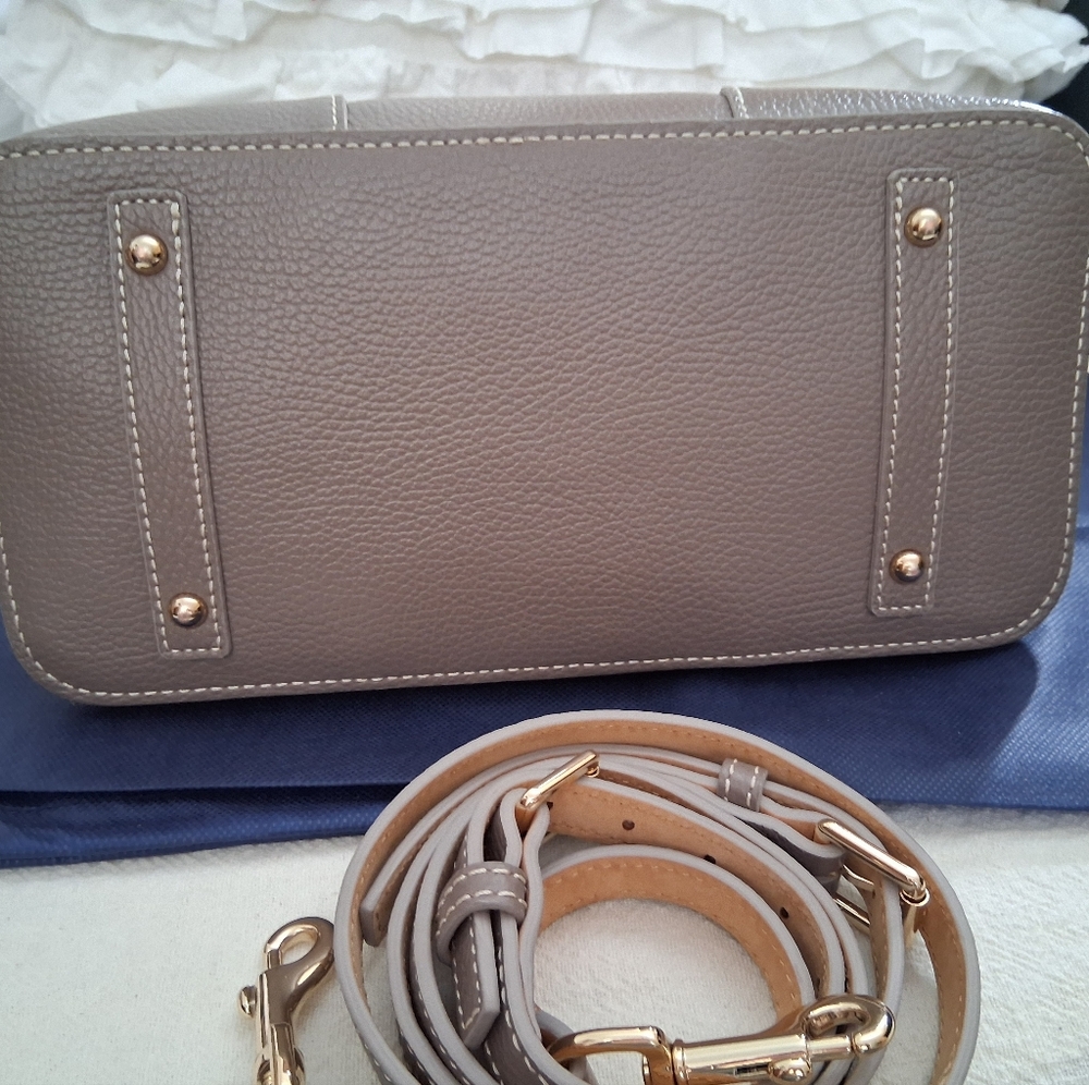 Dooney & Bourke Domed Satchel In Elephant NWT! - Picture 2 of 9